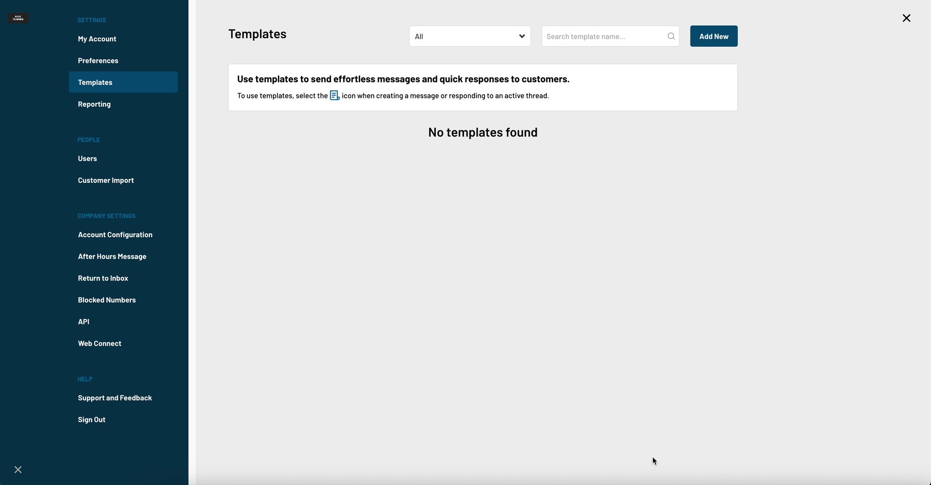 template screen recording
